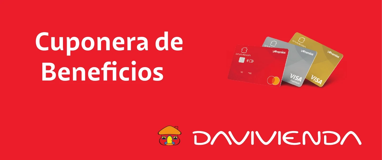 Página 1: portada de la Cuponera de Beneficios Davivienda