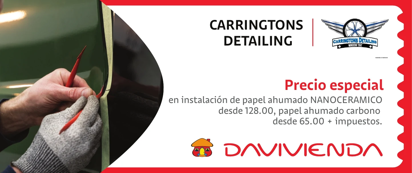 Página 11: cupón de Carringtons Detailing, precio especial