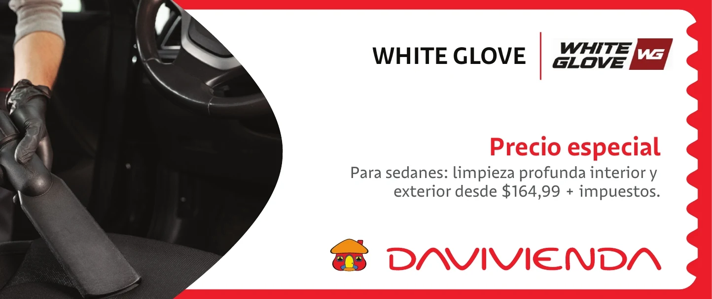 Página 7: cupón de White Glove, precio especial